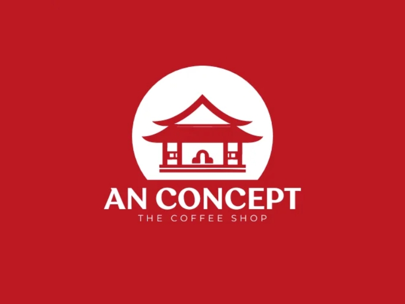 Logo quán cafe theo phong cách Nhật Bản Logo quán cafe theo phong cách Nhật Bản