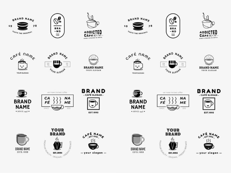 Logo phong cách tối giản Logo phong cách tối giản