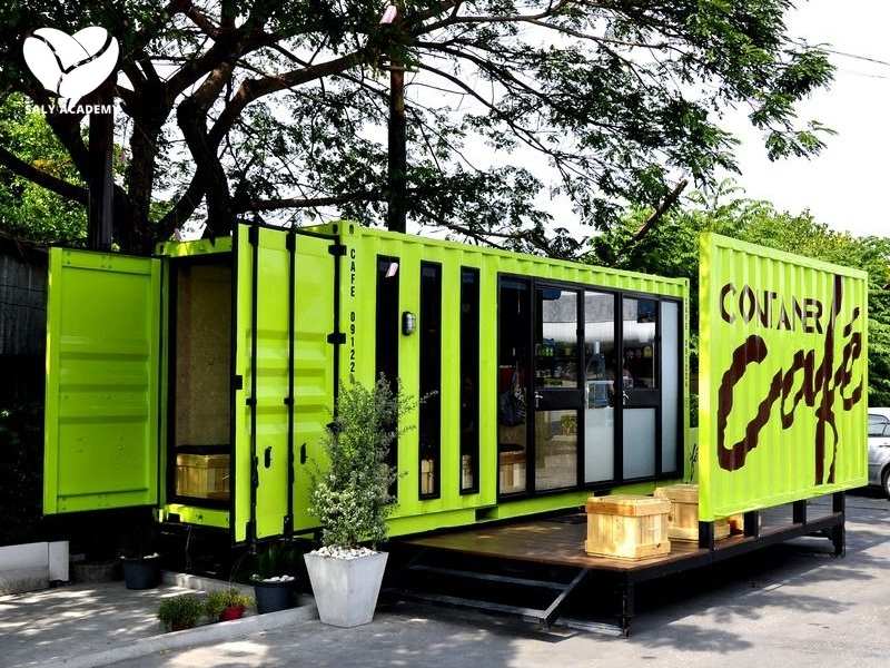 Những lưu ý khi thiết kế quán cafe container
