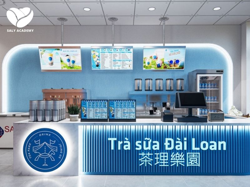 Mẫu thiết kế quán trà sữa bắt trend 2025 Mẫu thiết kế quán trà sữa bắt trend 2025