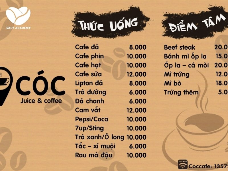 Một menu đơn giản giúp bạn tiết kiệm chi phí nguyên liệu và nhân công Một menu đơn giản giúp bạn tiết kiệm chi phí nguyên liệu và nhân công