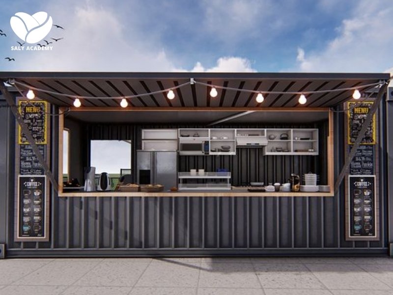 Mô hình quán cafe bằng container ghi điểm bởi thiết kế độc đáo, dễ “check-in” Mô hình quán cafe bằng container ghi điểm bởi thiết kế độc đáo, dễ “check-in”