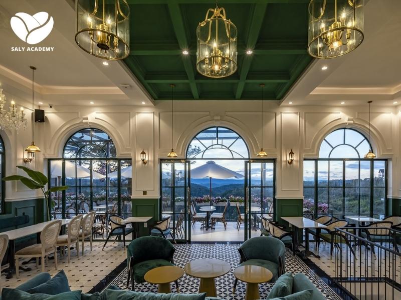 Mô hình quán cafe cổ điển theo phong cách châu Âu Mô hình quán cafe cổ điển theo phong cách châu Âu