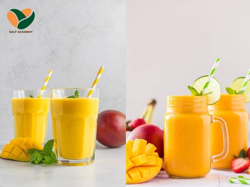 Sinh tố xoài thơm ngon, kết hợp hoàn hảo giữa xoài chín mềm và sữa tươi Sinh tố xoài thơm ngon, kết hợp hoàn hảo giữa xoài chín mềm và sữa tươi