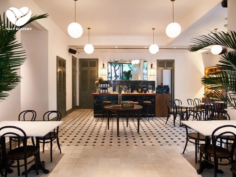 Mô hình quán cafe cổ điển theo phong cách Pháp Mô hình quán cafe cổ điển theo phong cách Pháp