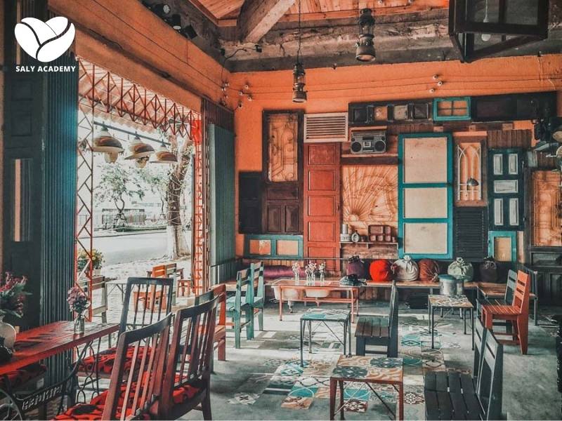 Phong cách quán cafe cổ điển vintage