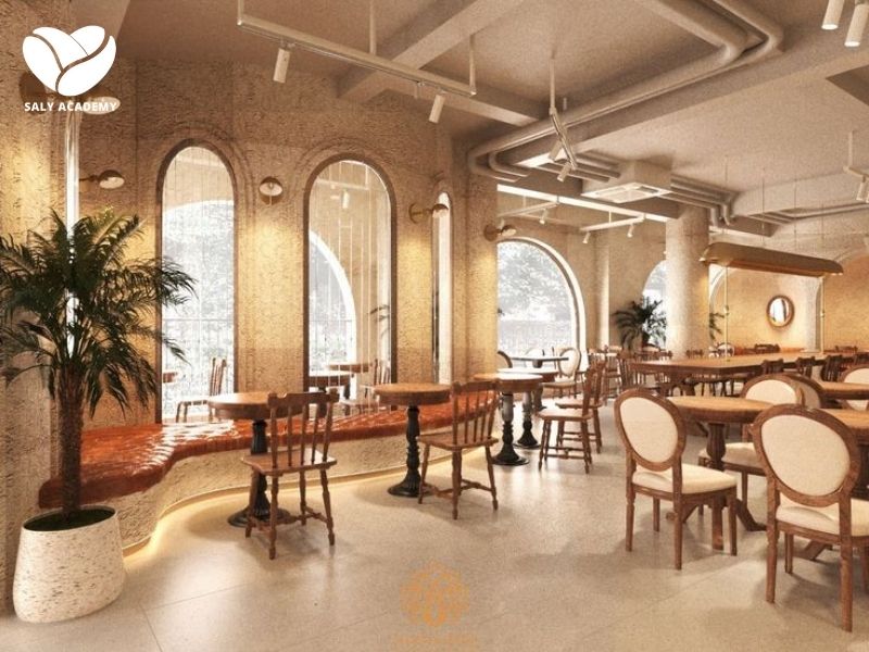 Mô hình quán cafe cổ điển mang đến không gian sang trọng