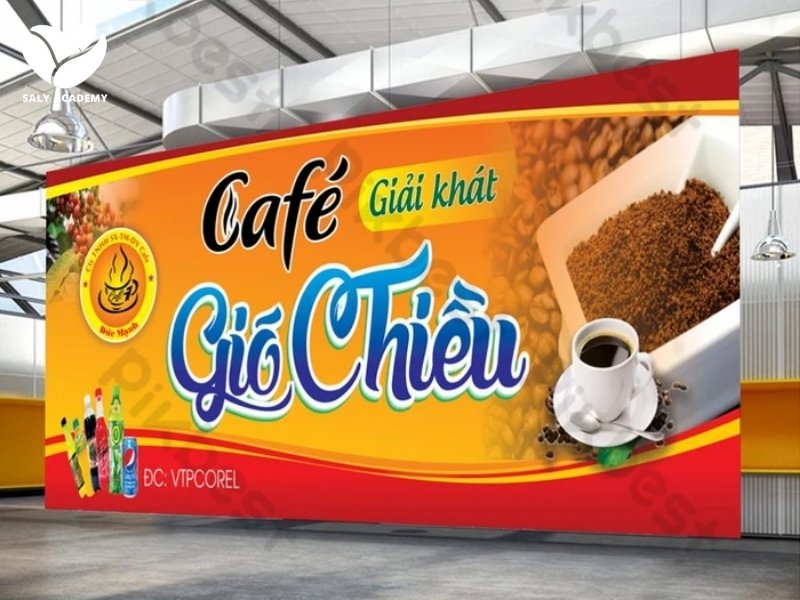 Tiêu chí thiết kế bảng hiệu cafe võng Tiêu chí thiết kế bảng hiệu cafe võng