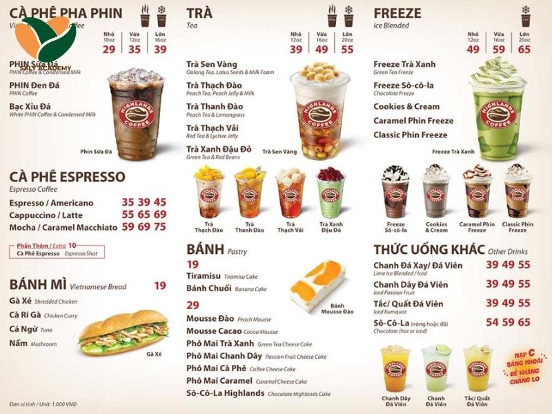 Bạn cần xây dựng menu đơn giản, đảm bảo chất lượng và phù hợp với sở thích của khách hàng