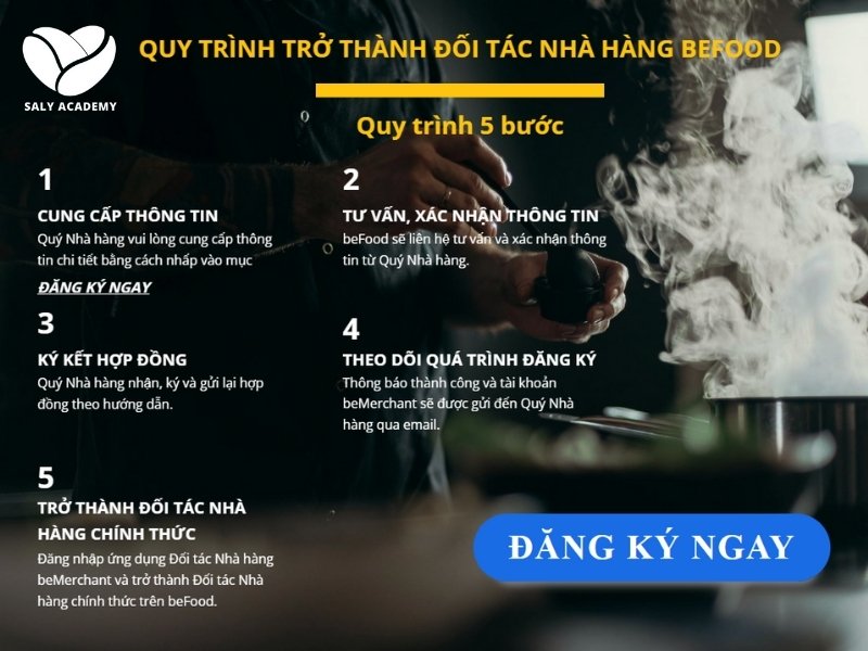 Cách đăng ký BeFood với trường hợp chưa đăng ký đối tác Be Cách đăng ký BeFood với trường hợp chưa đăng ký đối tác Be