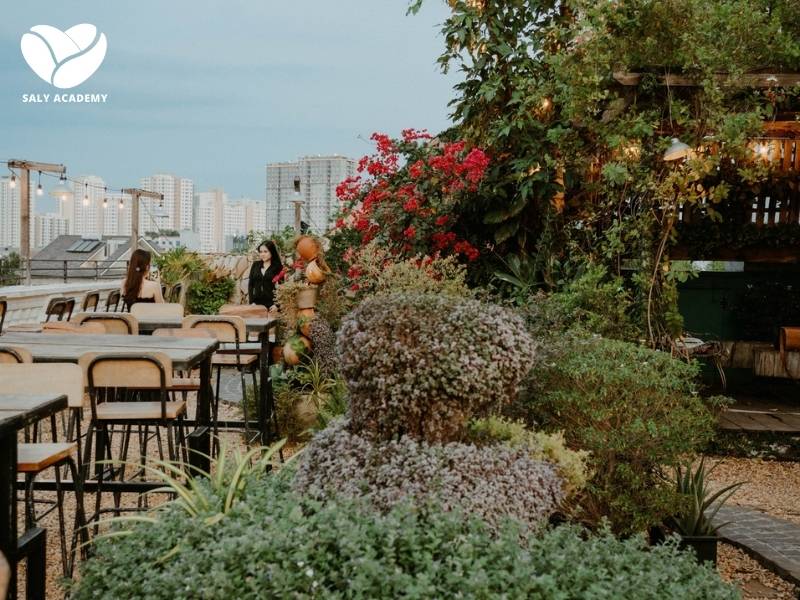 Cafe sân thượng là mô hình quán cà phê tận dụng không gian tầng thượng của các tòa nhà, nhà phố Cafe sân thượng là mô hình quán cà phê tận dụng không gian tầng thượng của các tòa nhà, nhà phố