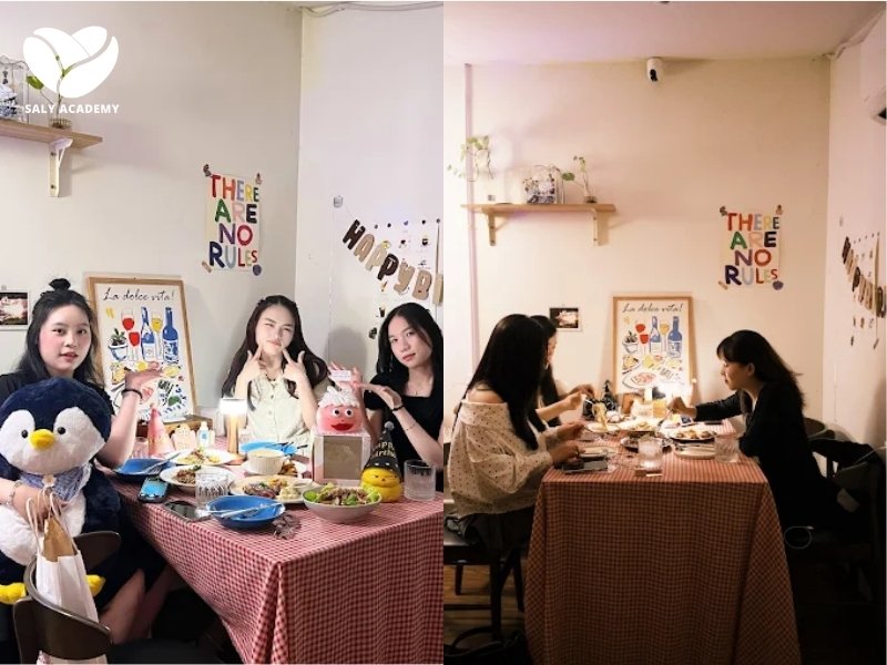 Bistro là điểm hẹn lý tưởng để tổ chức tiệc sinh nhật cùng bạn bè