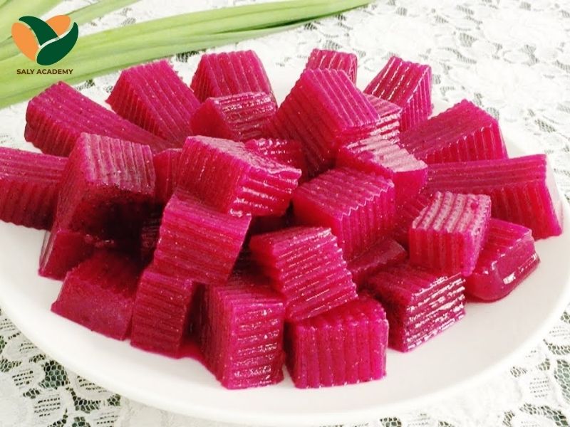 Thạch rau câu thanh long đỏ là lựa chọn topping “healthy – đẹp – lạ” Thạch rau câu thanh long đỏ là lựa chọn topping “healthy – đẹp – lạ”