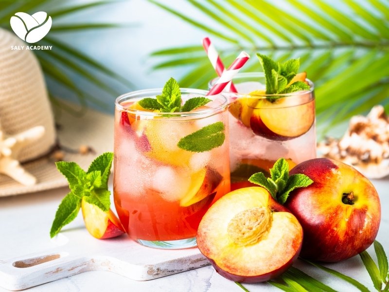Trà trái cây nhiệt đới kết hợp nhiều loại trái cây và tạo ra hương vị phong phú, thú vị Trà trái cây nhiệt đới kết hợp nhiều loại trái cây và tạo ra hương vị phong phú, thú vị