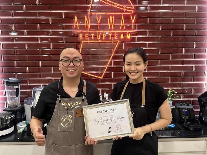 AnyWay SU Team là một trong những danh sách địa chỉ học pha chế để mở quán cafe uy tín