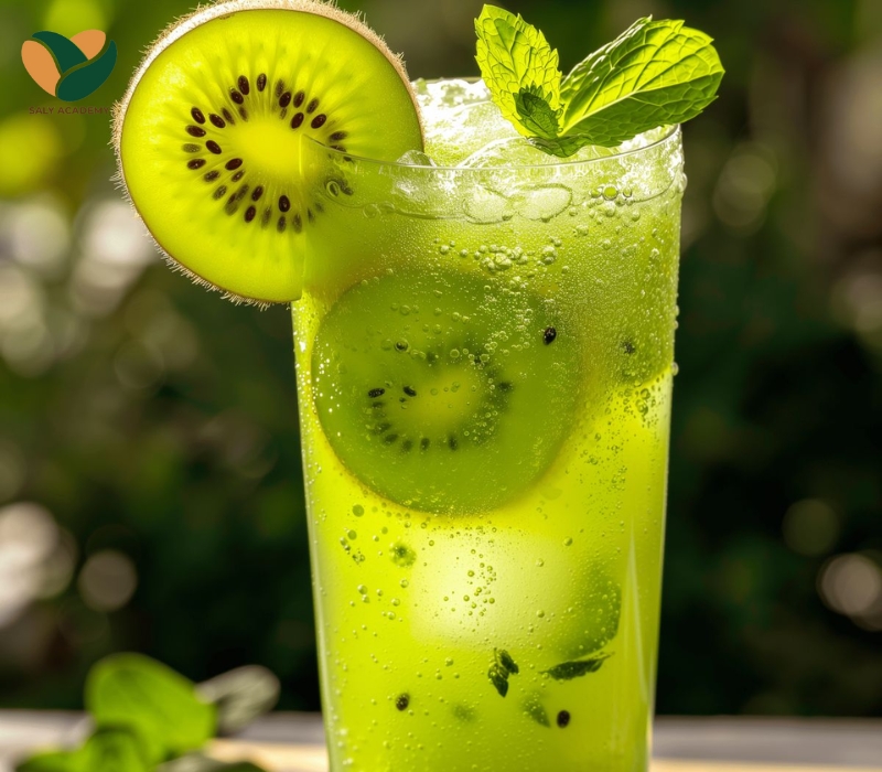 Hướng dẫn các bước làm soda kiwi mát lạnh, chuẩn vị quán