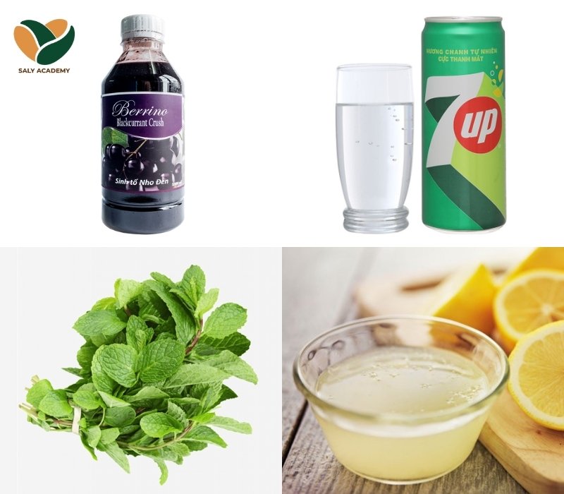 Nguyên liệu làm soda nho