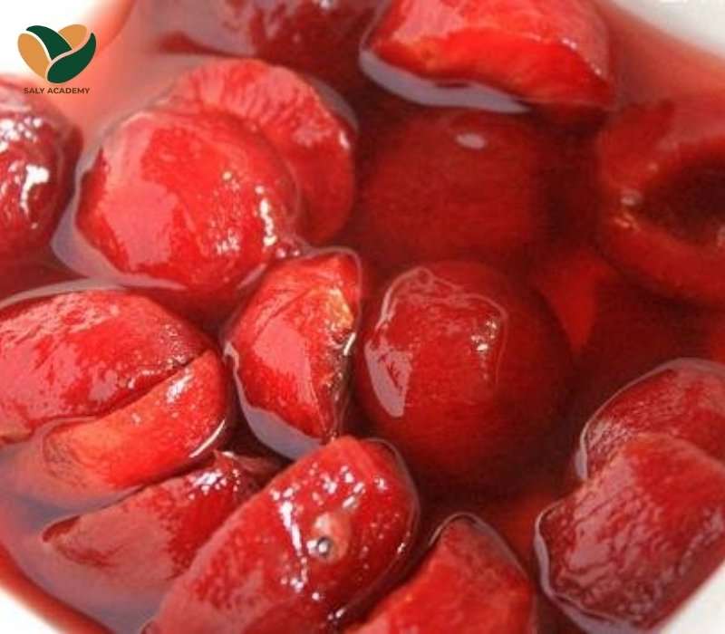 Các bước chi tiết để làm Mận ngâm đường Các bước chi tiết để làm Mận ngâm đường