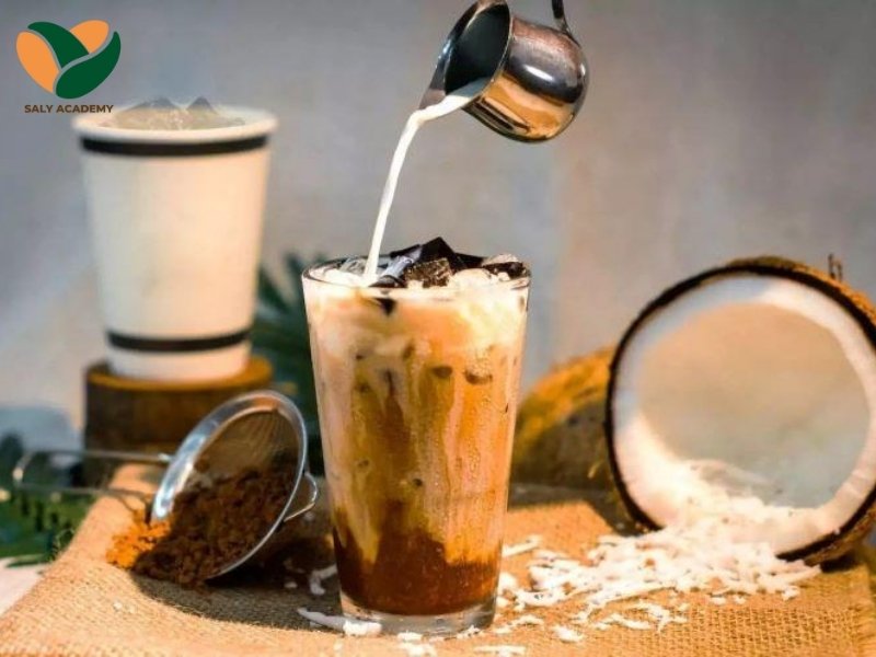 Cafe cốt dừa với hương vị nhiệt đới thơm mát Cafe cốt dừa với hương vị nhiệt đới thơm mát