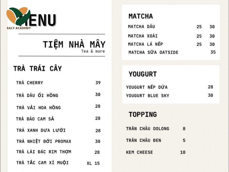 Cập nhật menu các loại trà trái cây theo mùa vụ và xu hướng giúp quán luôn mới mẻ, tiết kiệm chi phí Cập nhật menu các loại trà trái cây theo mùa vụ và xu hướng giúp quán luôn mới mẻ, tiết kiệm chi phí