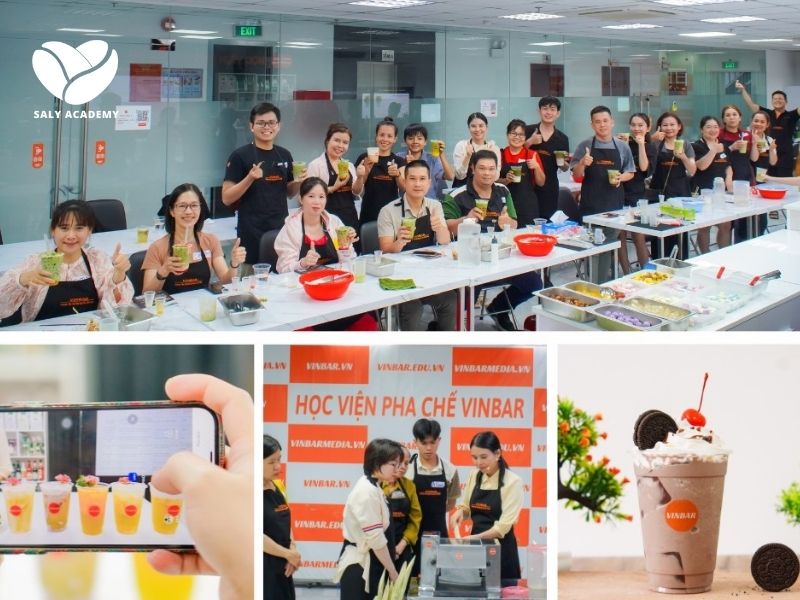 Học pha chế trà sữa tại Vinbar Học pha chế trà sữa tại Vinbar