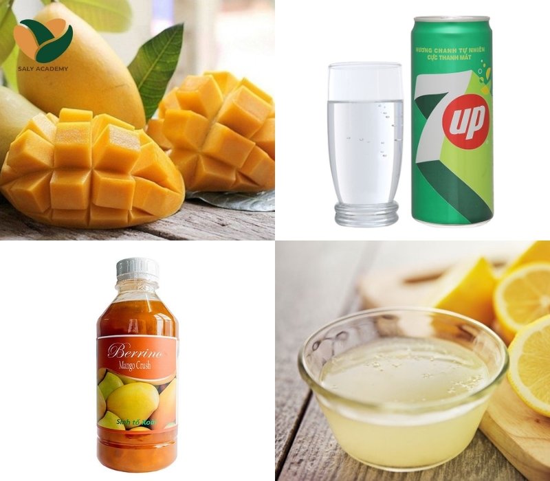 Nguyên liệu làm soda xoài