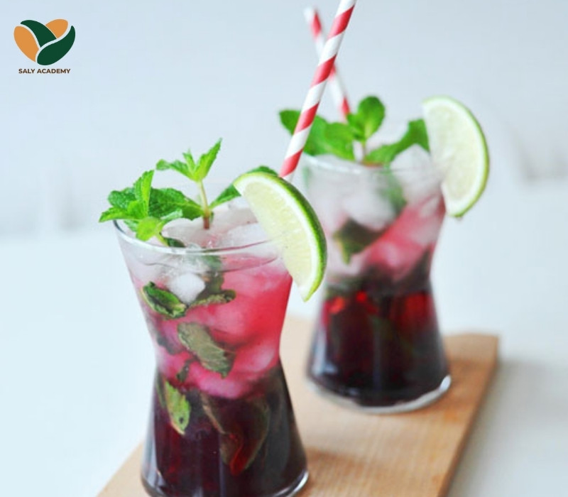 Công thức pha chế soda nho đơn giản