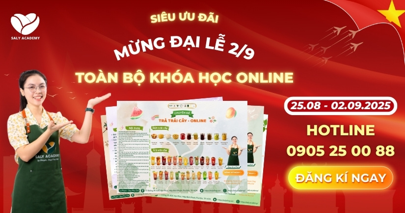 Ưu đãi toàn bộ khóa học Online nhân Dịp đãi lễ 2/9 | SaLy Academy
