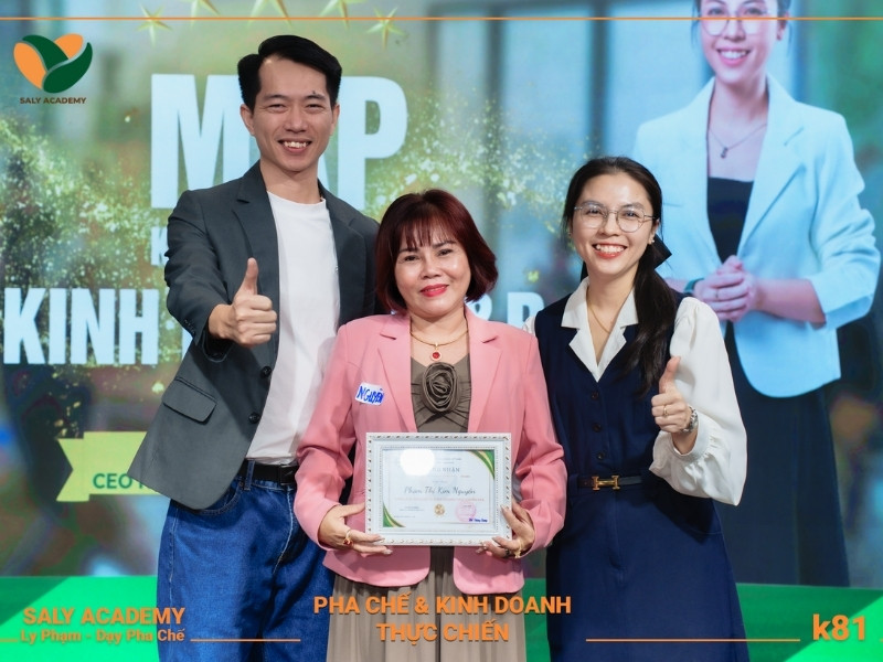 Saly Academy luôn đồng hành cùng học viên sau khóa học