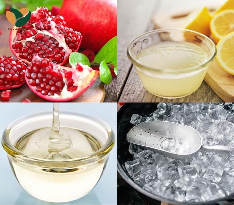 Nguyên liệu làm nước ép lựu tươi ngon Nguyên liệu làm nước ép lựu tươi ngon