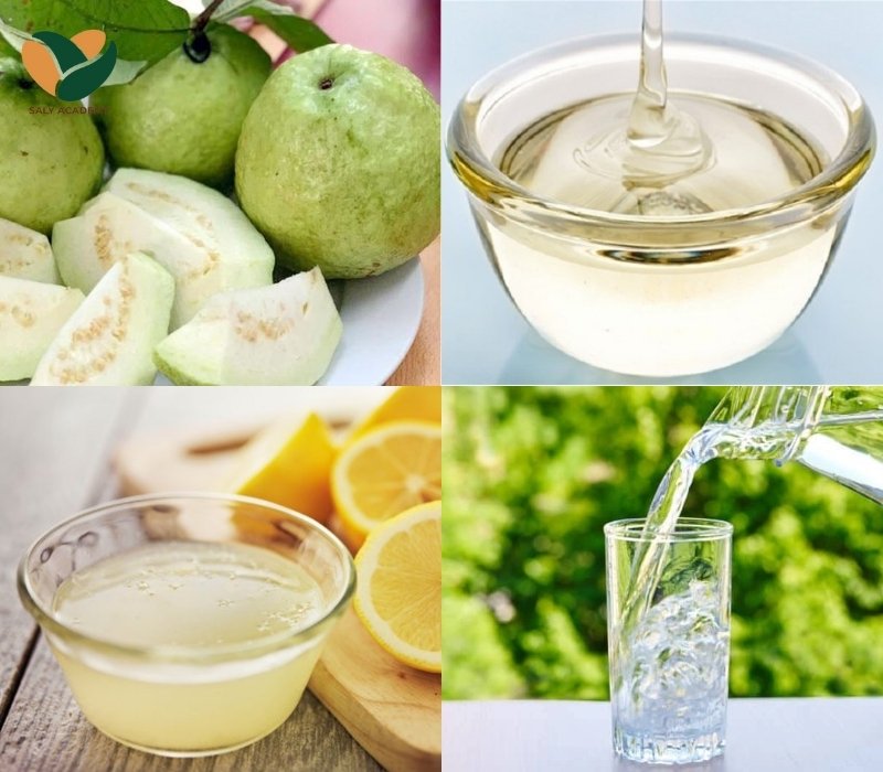 Nguyên liệu làm nước ép ổi Nguyên liệu làm nước ép ổi