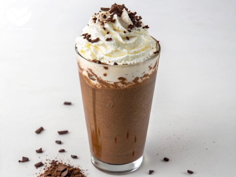 Cách pha cà phê Mocha đá xay (Mocha Ice Blended) chuẩn vị