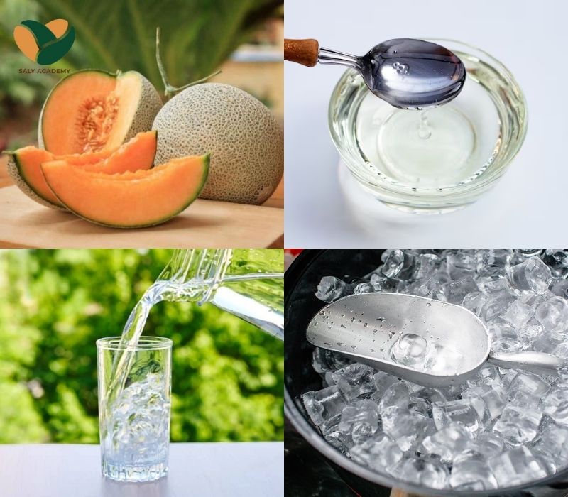Nguyên liệu làm nước ép dưa lưới