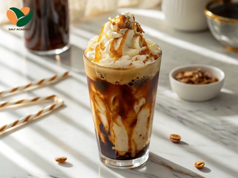 Ly caramel macchiato thơm ngon hấp dẫn Ly caramel macchiato thơm ngon hấp dẫn