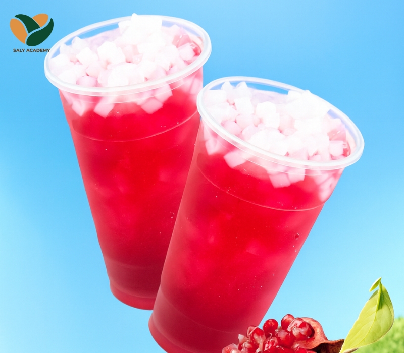 Cách tính giá cost của 1 ly trà lựu đỏ thạch dừa tối ưu lợi nhuận Cách tính giá cost của 1 ly trà lựu đỏ thạch dừa tối ưu lợi nhuận