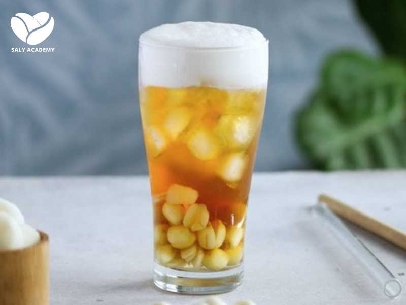 Trà sữa hương sen thanh mát Trà sữa hương sen thanh mát