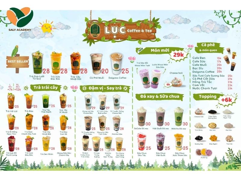 Mẫu menu trà sữa đẹp, dễ áp dụng cho quán Mẫu menu trà sữa đẹp, dễ áp dụng cho quán