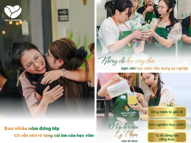 Học pha chế cùng cô Ly Phạm - nơi đam mê hóa thành sự nghiệp Học pha chế cùng cô Ly Phạm - nơi đam mê hóa thành sự nghiệp