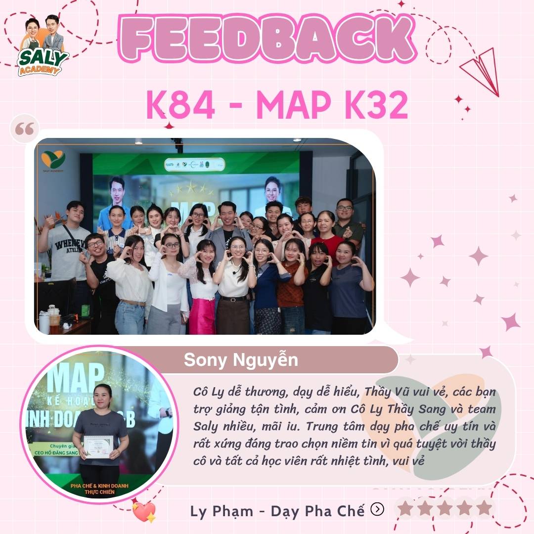 Cảm nhận của học viên Sony Nguyễn K84 Cảm nhận của học viên Sony Nguyễn K84