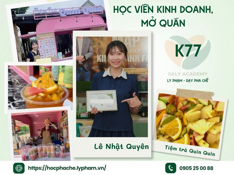 Hành trình khởi nghiệp của Lê Nhật Quyên (K77 Saly Academy)