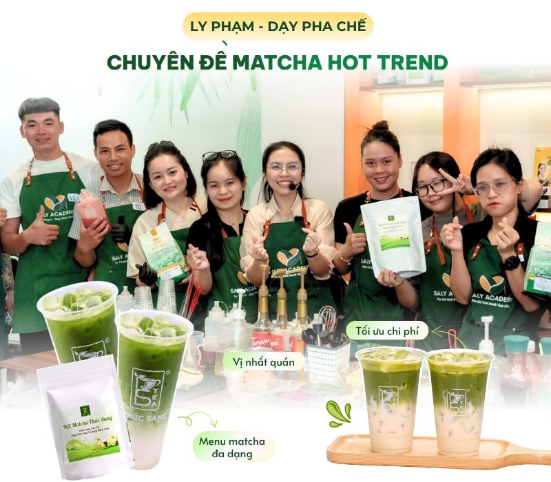Khóa học pha chế matcha hottrend tại Ly Phạm - Dạy Pha Chế Khóa học pha chế matcha hottrend tại Ly Phạm - Dạy Pha Chế