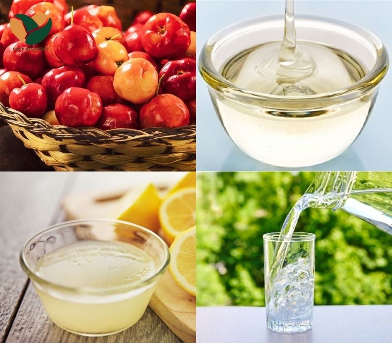 Nguyên liệu làm nước ép sơ ri