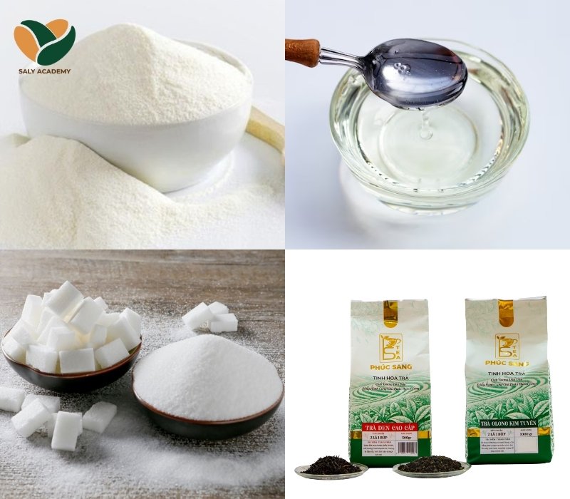 Nguyên liệu làm trà sữa mật ong