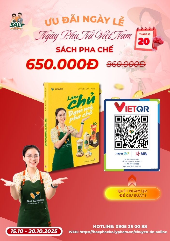Sách “Làm chủ từ đam mê pha chế”