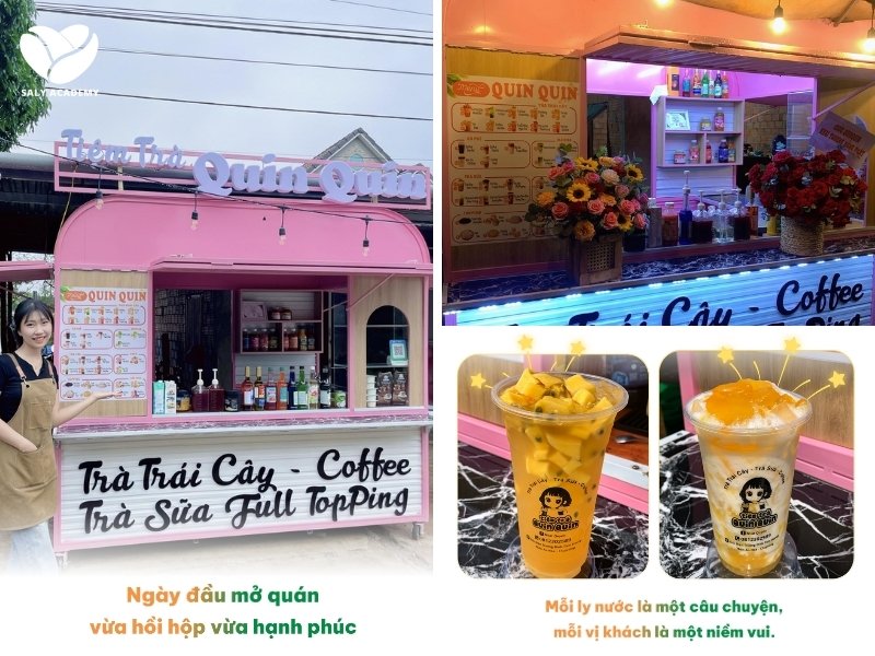 Từ lớp học đến thực tế - “Tiệm Trà Quin Quin” ra đời Từ lớp học đến thực tế - “Tiệm Trà Quin Quin” ra đời