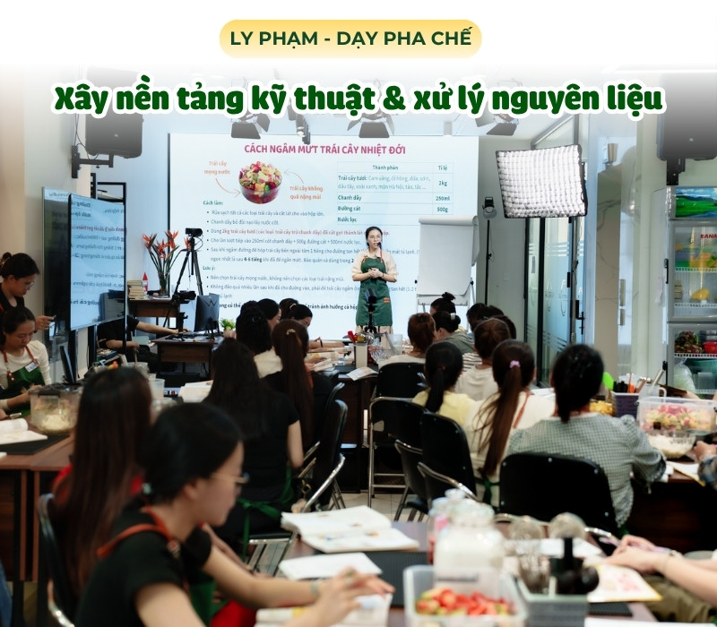 Buổi sáng: Xây nền tảng kỹ thuật & xử lý nguyên liệu