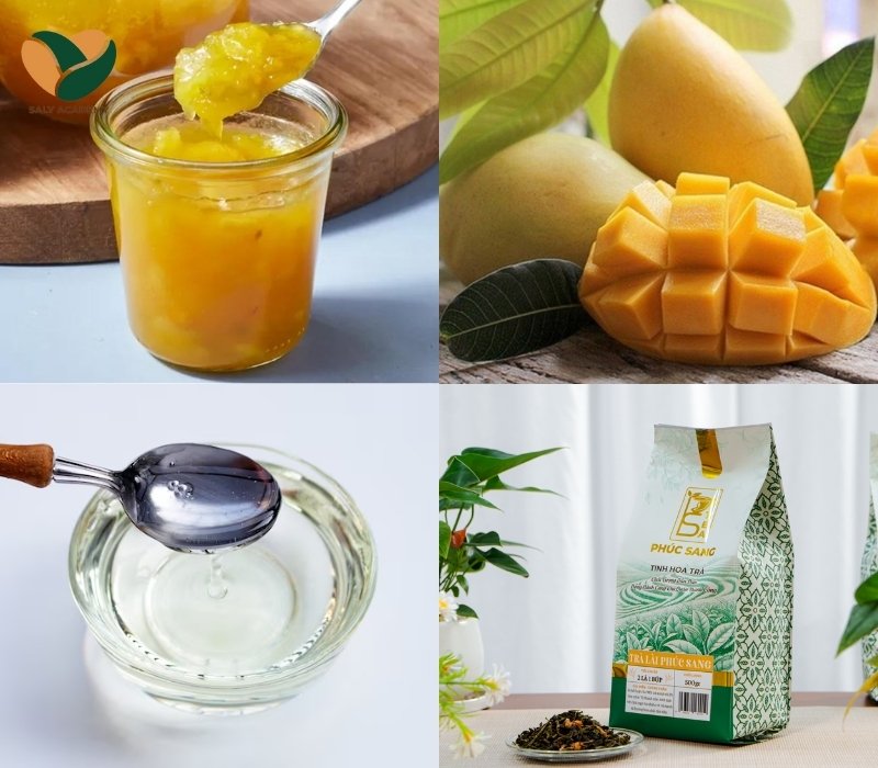 Nguyên liệu làm trà xoài nhiệt đới