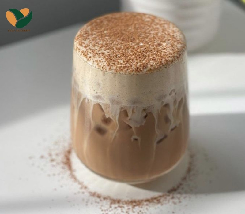 Các bước làm cacao kem muối