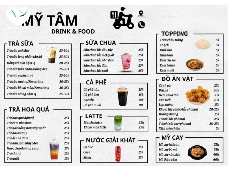 Chừa khoảng trống phù hợp, để menu có không gian “thở” Chừa khoảng trống phù hợp, để menu có không gian “thở”