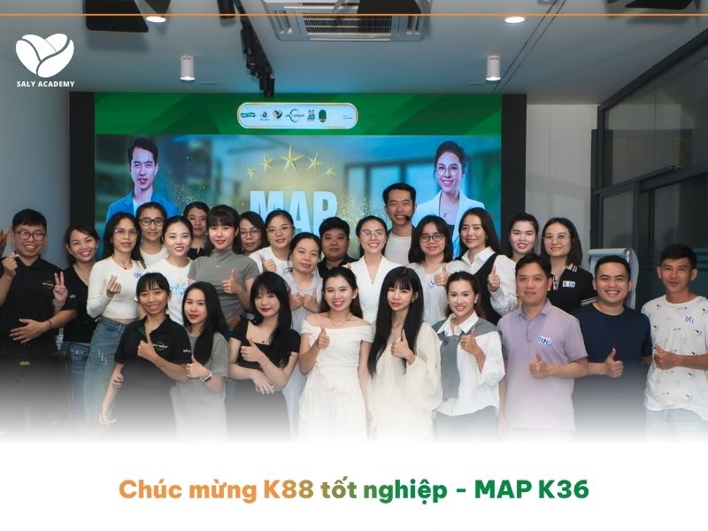 SaLy Academy chúc mừng đến toàn thể học viên K88 đã hoàn thành xuất sắc chương trình học